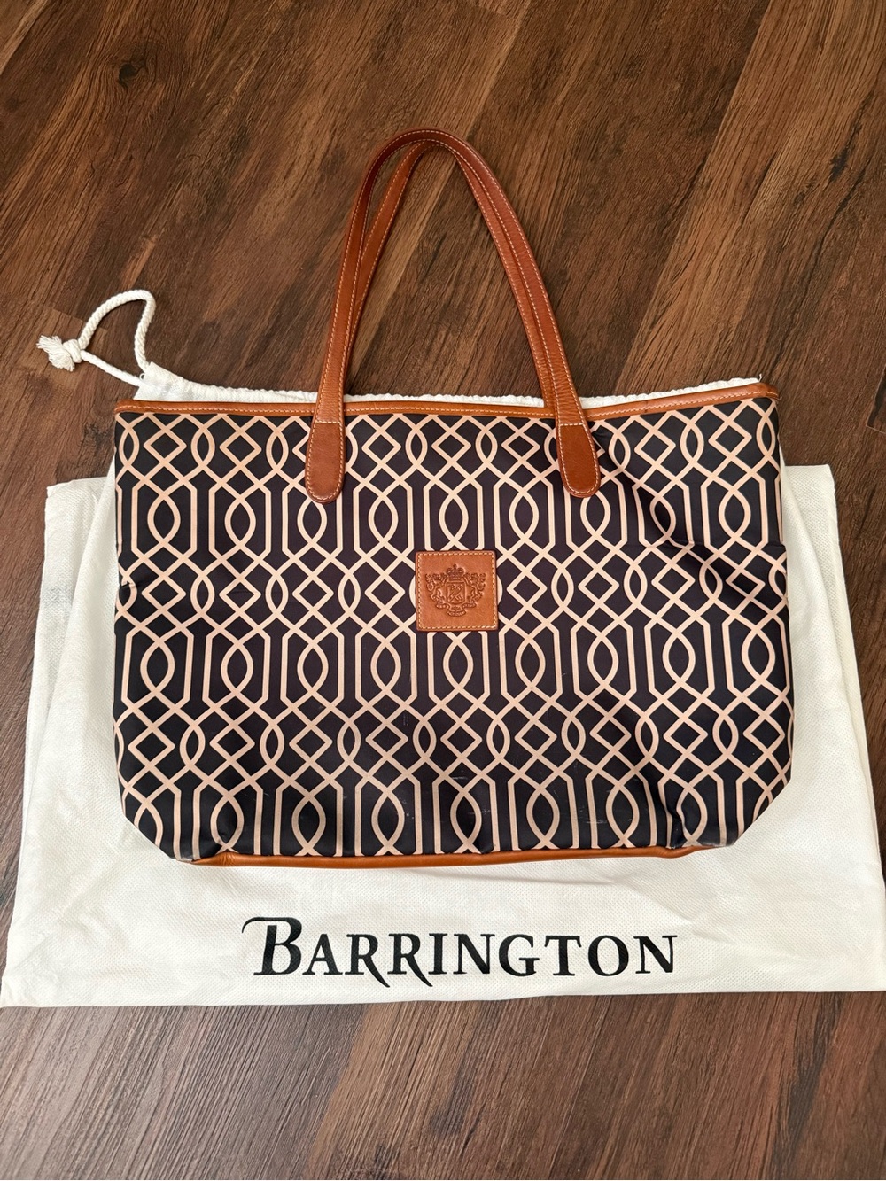 Barrington Collection Savannah Zippered Tote